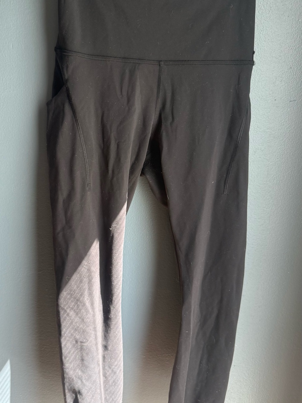 lululemon athletica Black High-Rise Leggings with Side Panels
